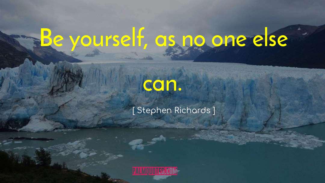 Author Stephen Richards quotes by Stephen Richards