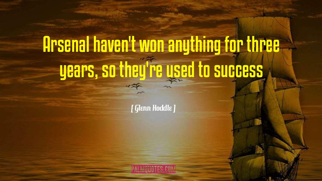 Author Success quotes by Glenn Hoddle