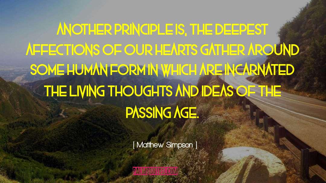 Author Thoughts quotes by Matthew Simpson