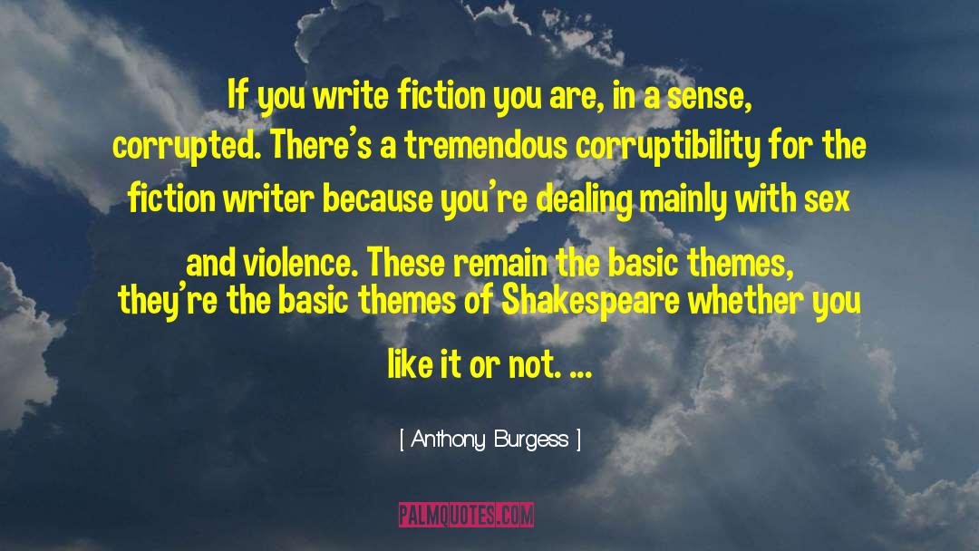 Author Writer quotes by Anthony Burgess