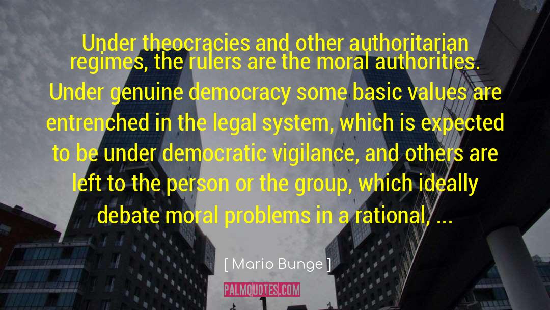 Authoritarian quotes by Mario Bunge