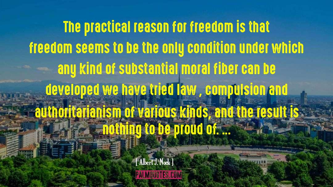 Authoritarianism quotes by Albert J. Nock