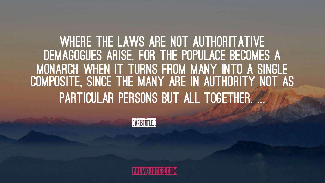 Authoritative quotes by Aristotle.