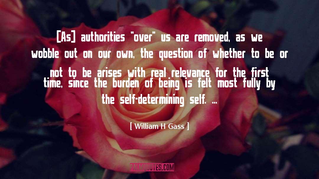 Authorities quotes by William H Gass