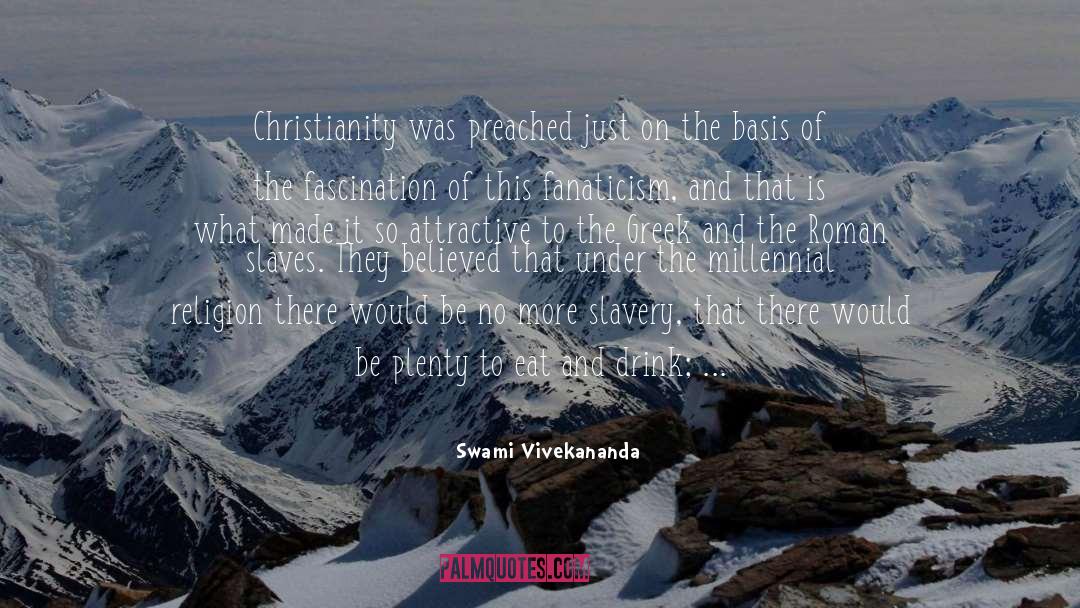 Authority In Christianity quotes by Swami Vivekananda