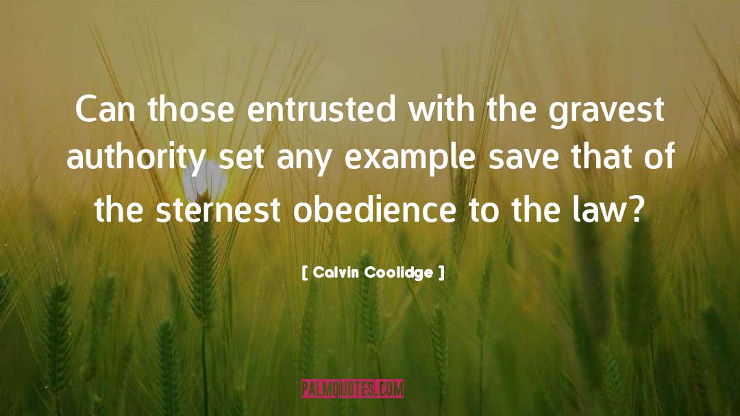 Authority quotes by Calvin Coolidge