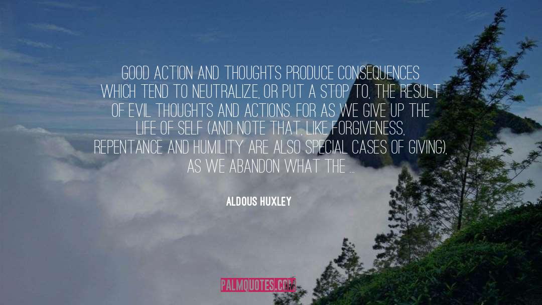 Authors Note quotes by Aldous Huxley