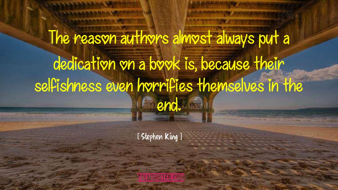 Authors Note quotes by Stephen King