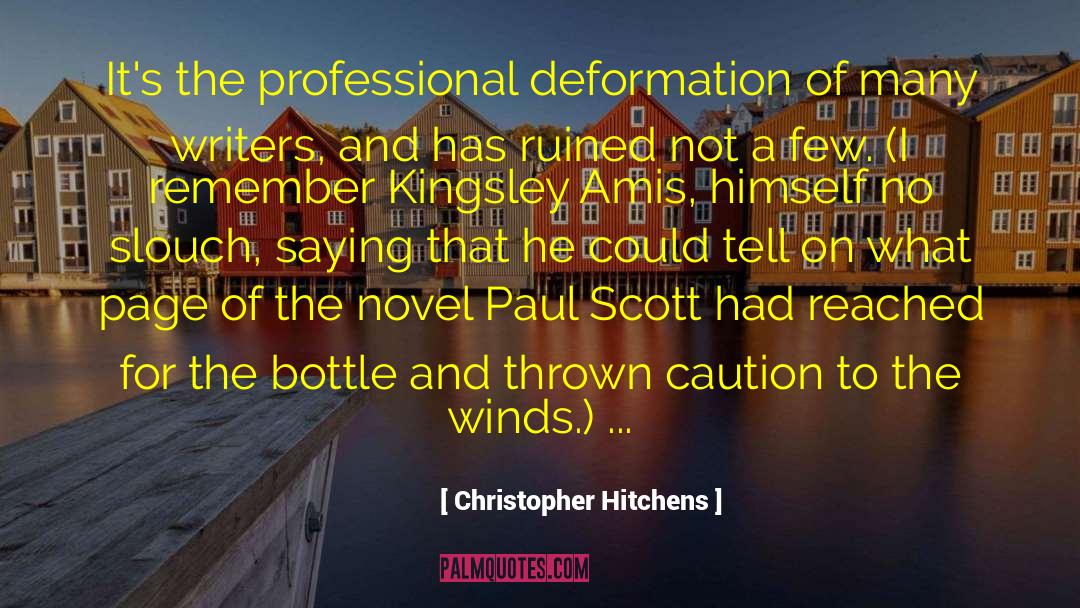 Authors On Writing quotes by Christopher Hitchens