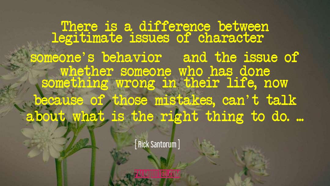 Autistic Character quotes by Rick Santorum