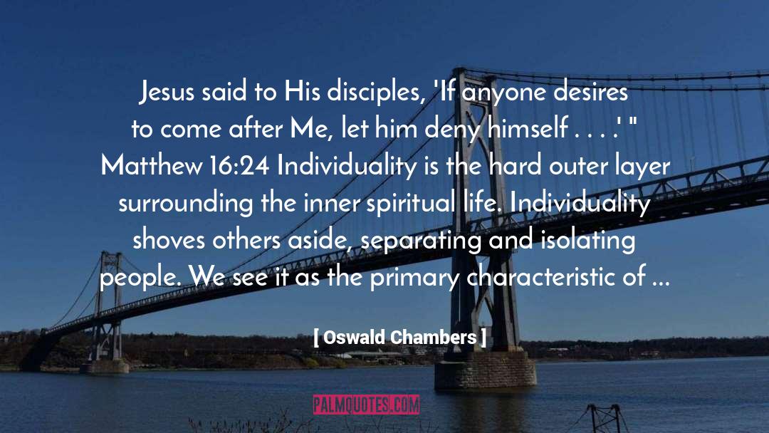 Auto Increment Primary quotes by Oswald Chambers
