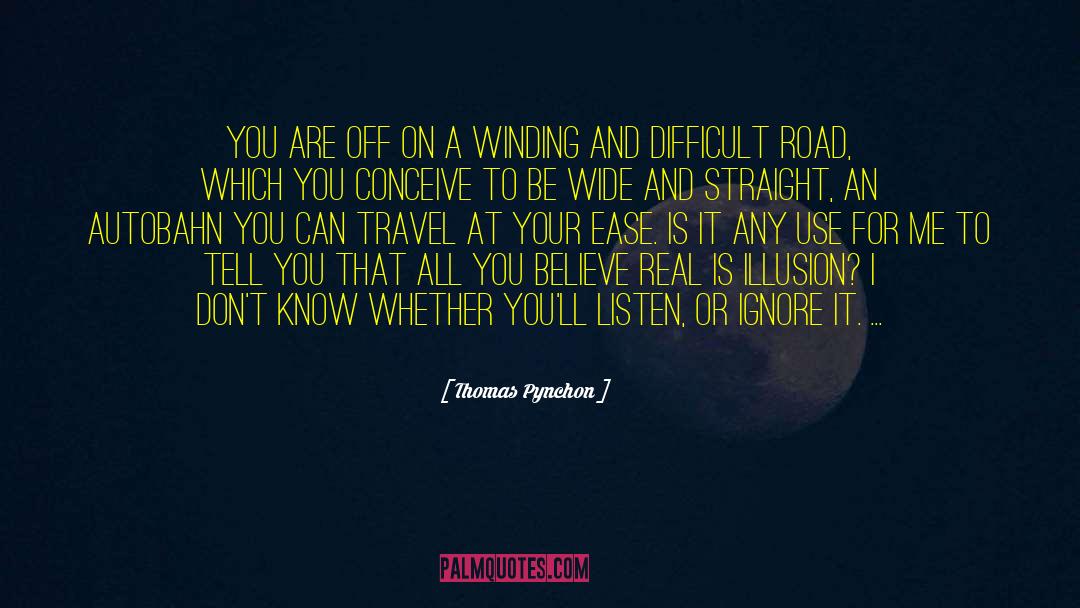 Autobahn quotes by Thomas Pynchon
