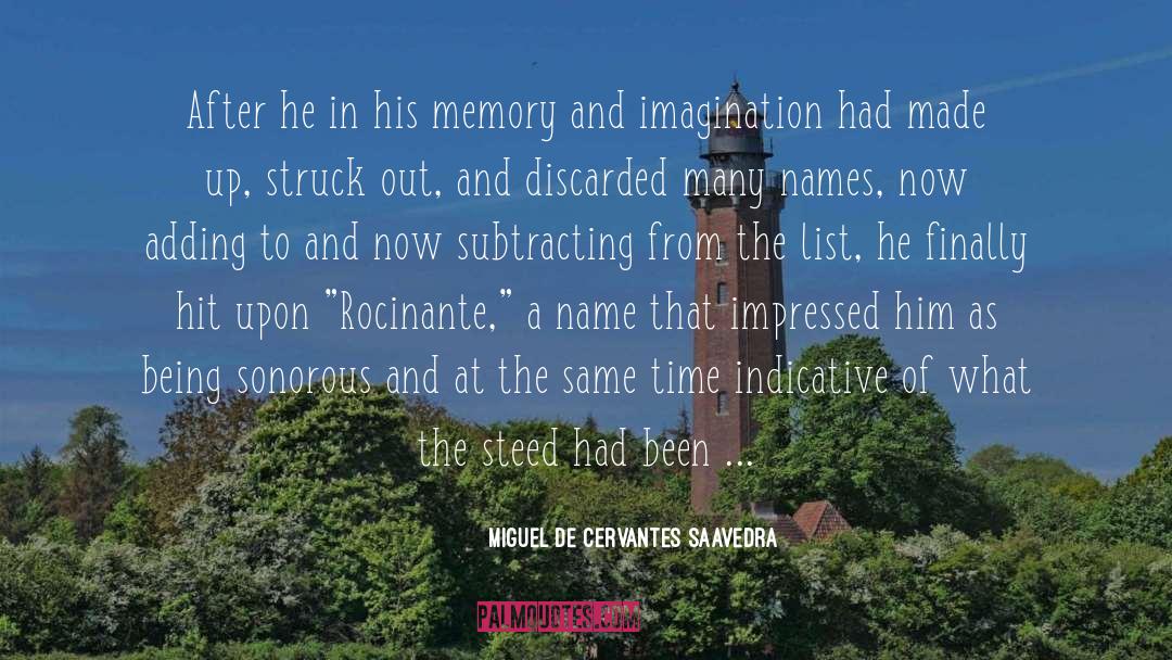 Autobiographical Memory quotes by Miguel De Cervantes Saavedra