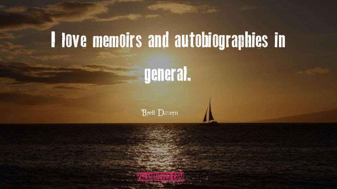 Autobiographies quotes by Brett Davern