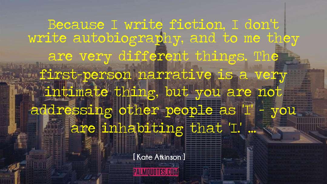 Autobiography quotes by Kate Atkinson