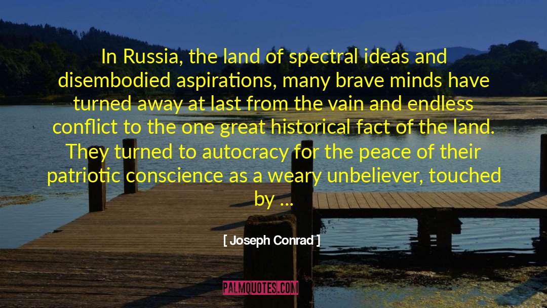 Autocracy quotes by Joseph Conrad