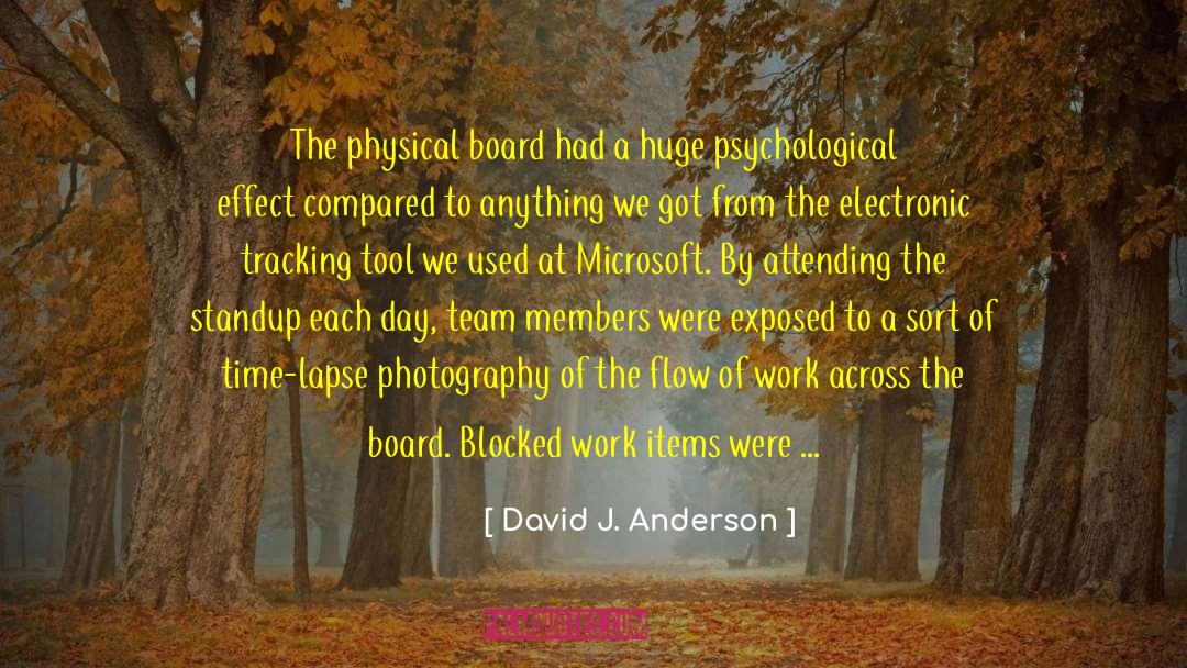 Autographing Items quotes by David J. Anderson