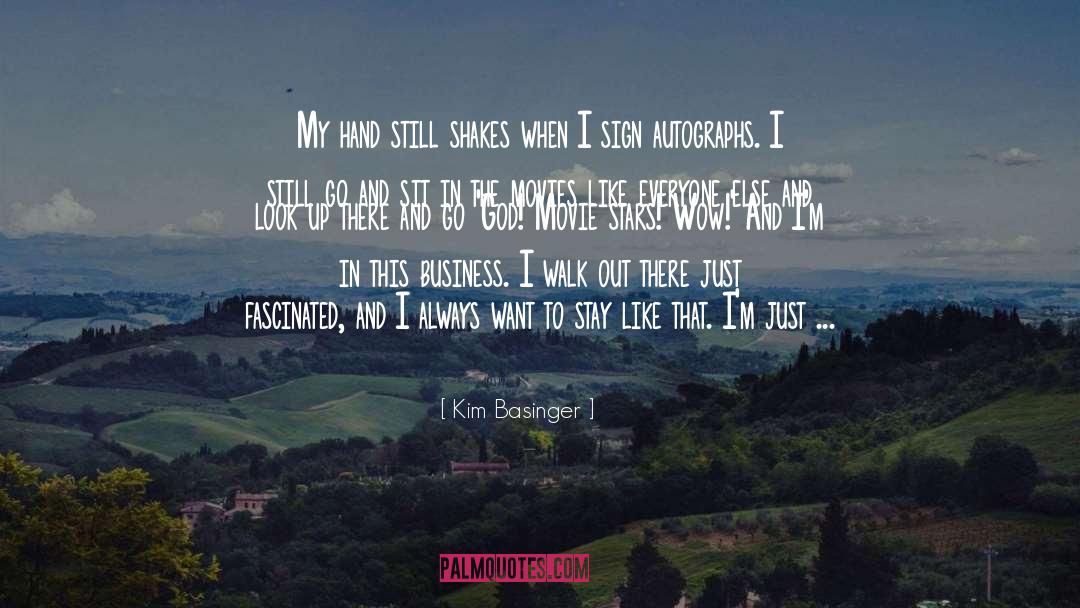 Autographs quotes by Kim Basinger