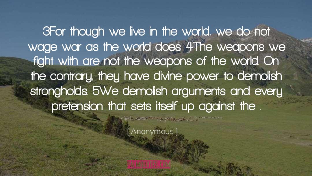 Automatic Weapons quotes by Anonymous