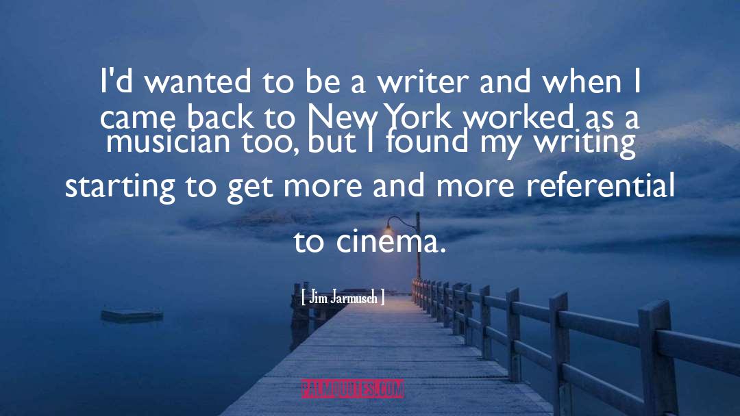 Automatic Writing quotes by Jim Jarmusch