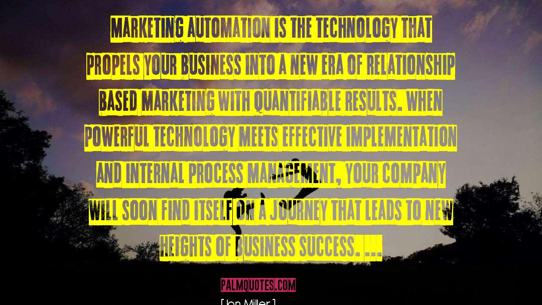 Automation quotes by Jon Miller