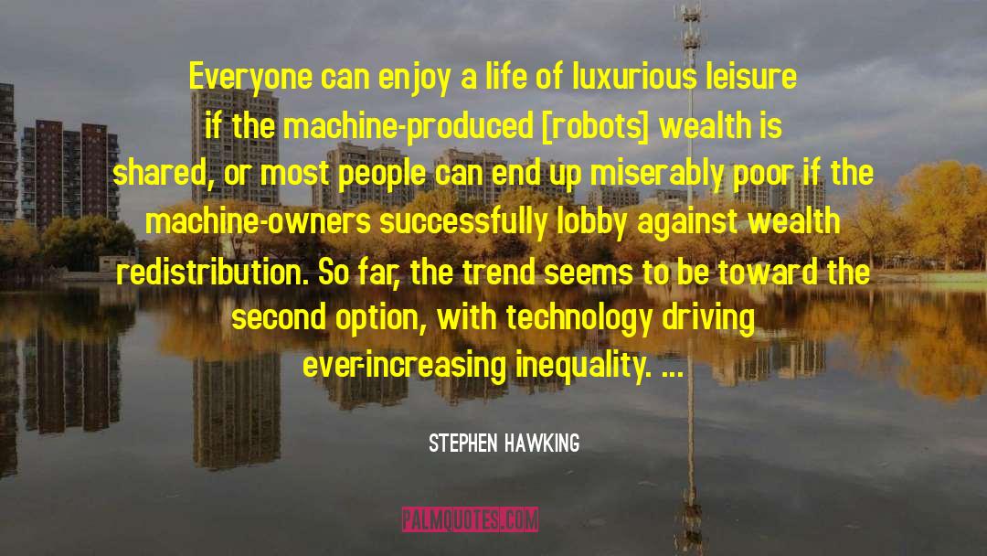 Automation quotes by Stephen Hawking