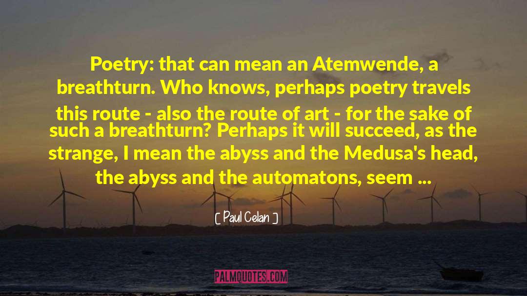 Automatons quotes by Paul Celan