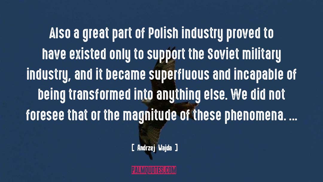 Automobile Industry quotes by Andrzej Wajda