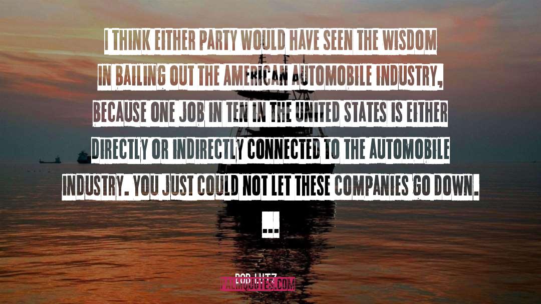 Automobile quotes by Bob Lutz