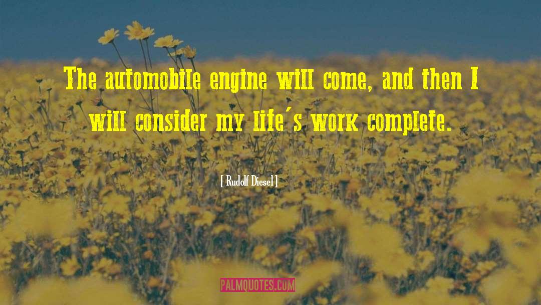 Automobile quotes by Rudolf Diesel