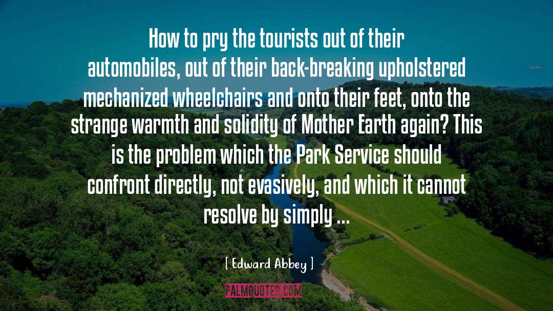 Automobile quotes by Edward Abbey