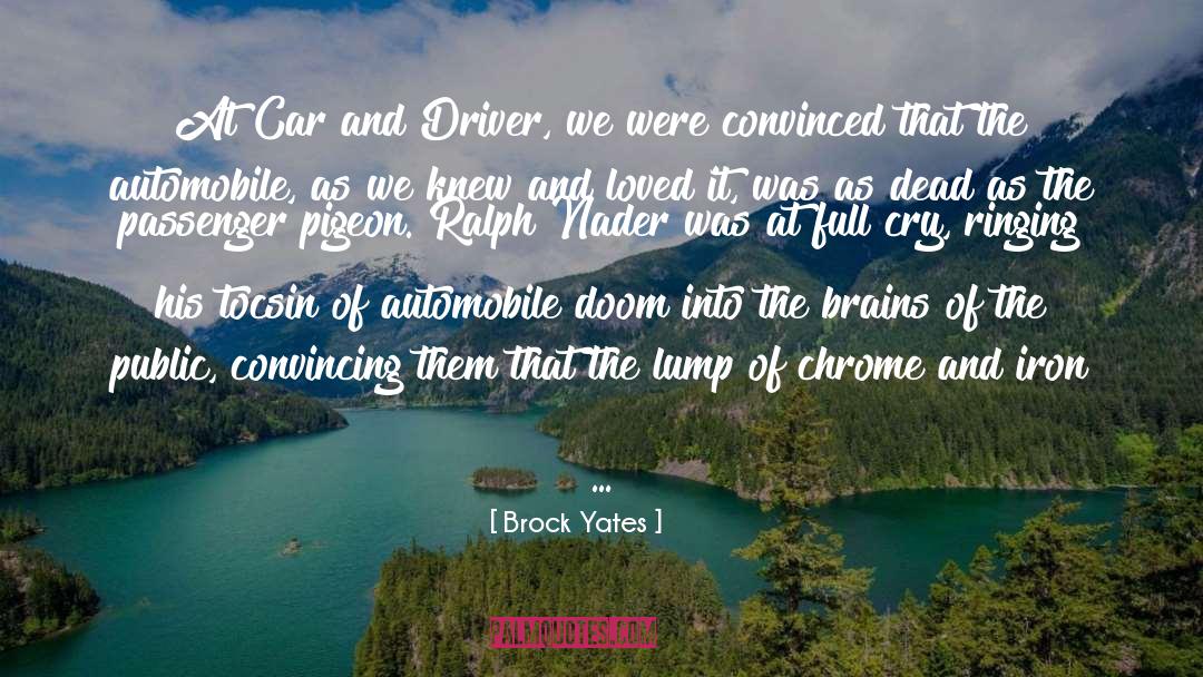 Automobile quotes by Brock Yates