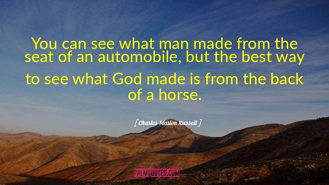 Automobile quotes by Charles Marion Russell