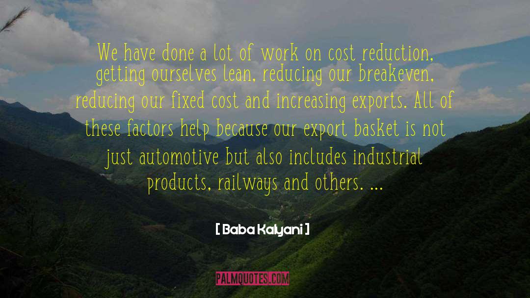 Automotive quotes by Baba Kalyani