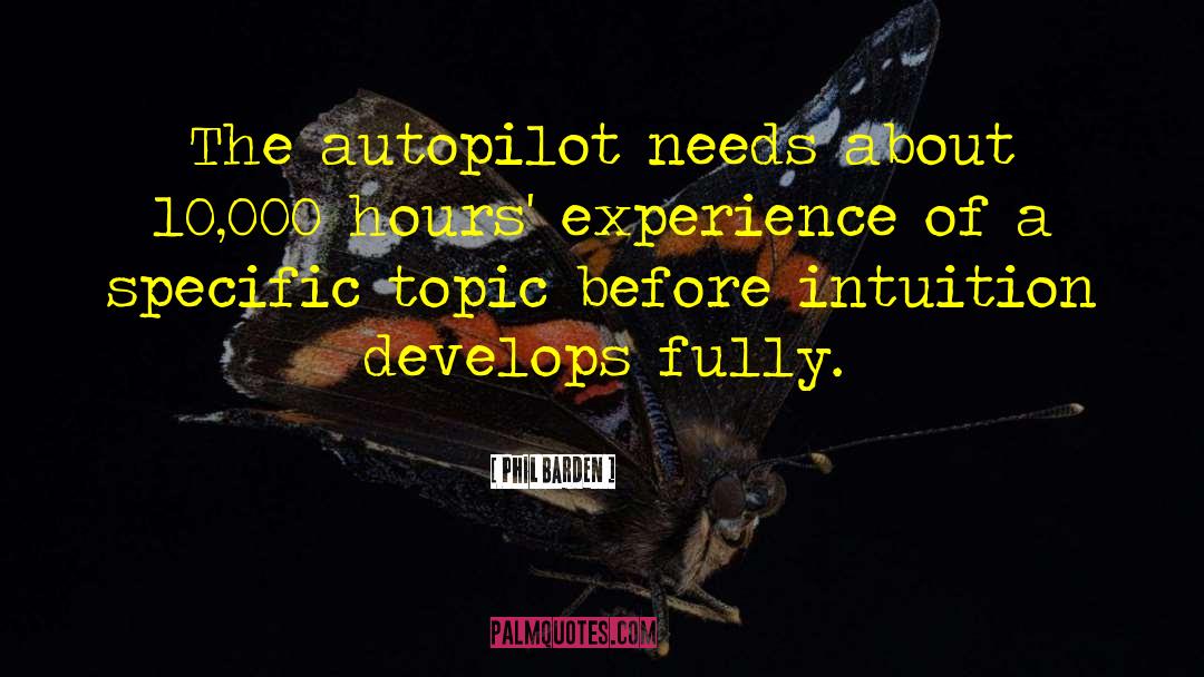 Autopilot quotes by Phil Barden