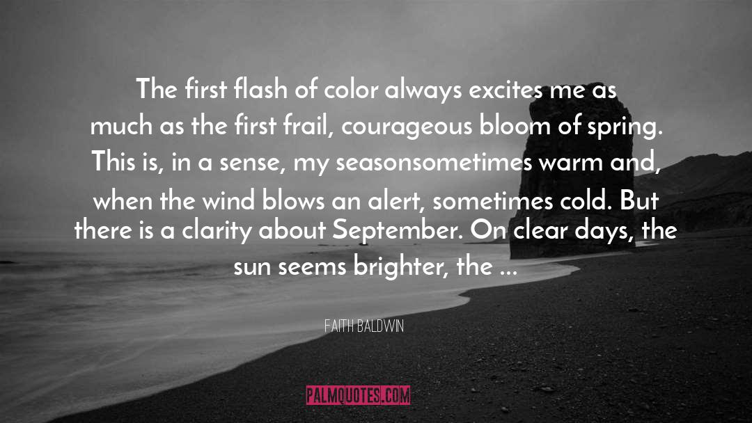 Autumn Equinox quotes by Faith Baldwin
