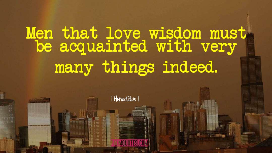 Autumn Love quotes by Heraclitus