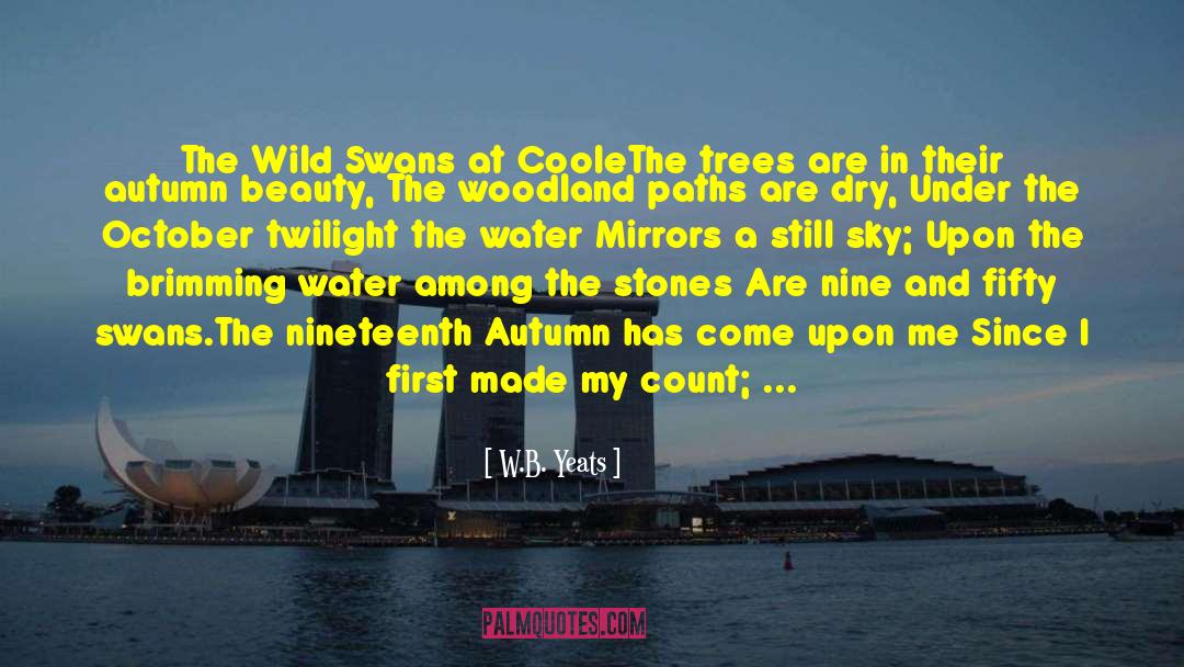 Autumn Pinterest quotes by W.B. Yeats