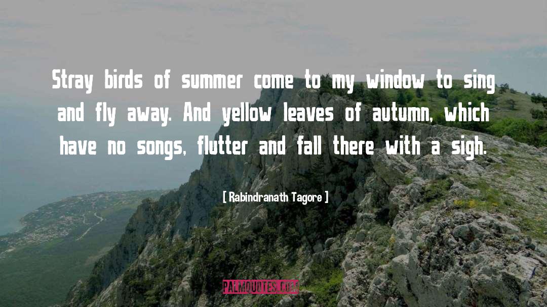 Autumn quotes by Rabindranath Tagore