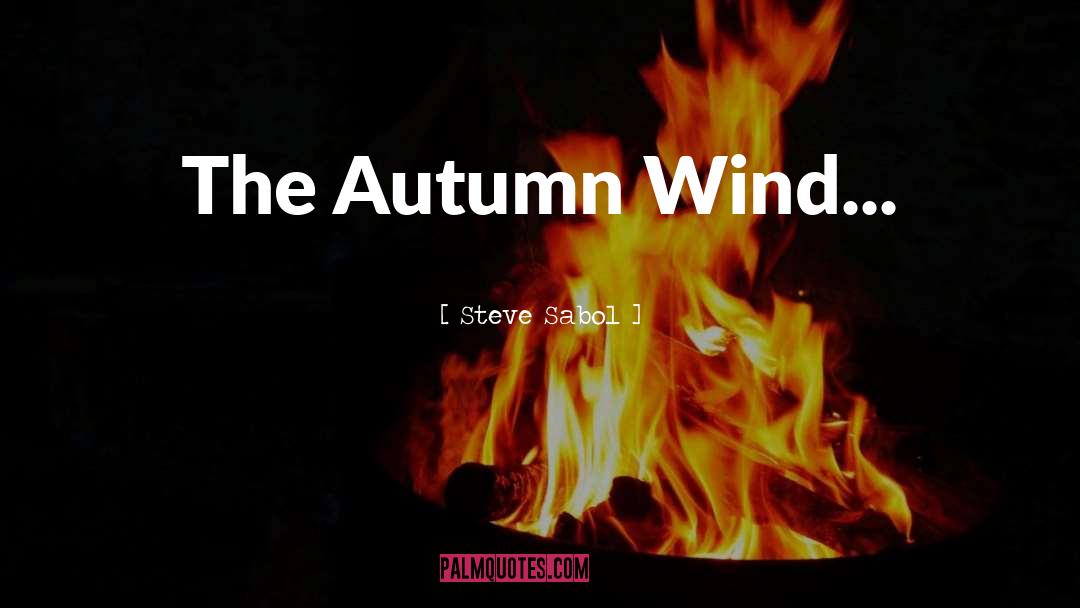 Autumn Wind quotes by Steve Sabol