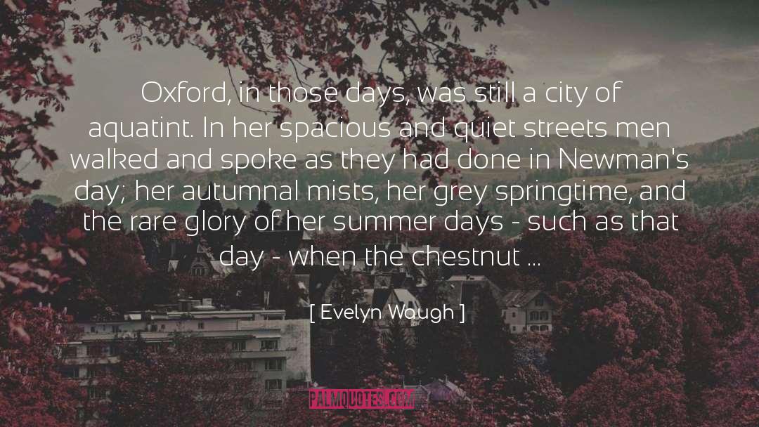 Autumnal quotes by Evelyn Waugh