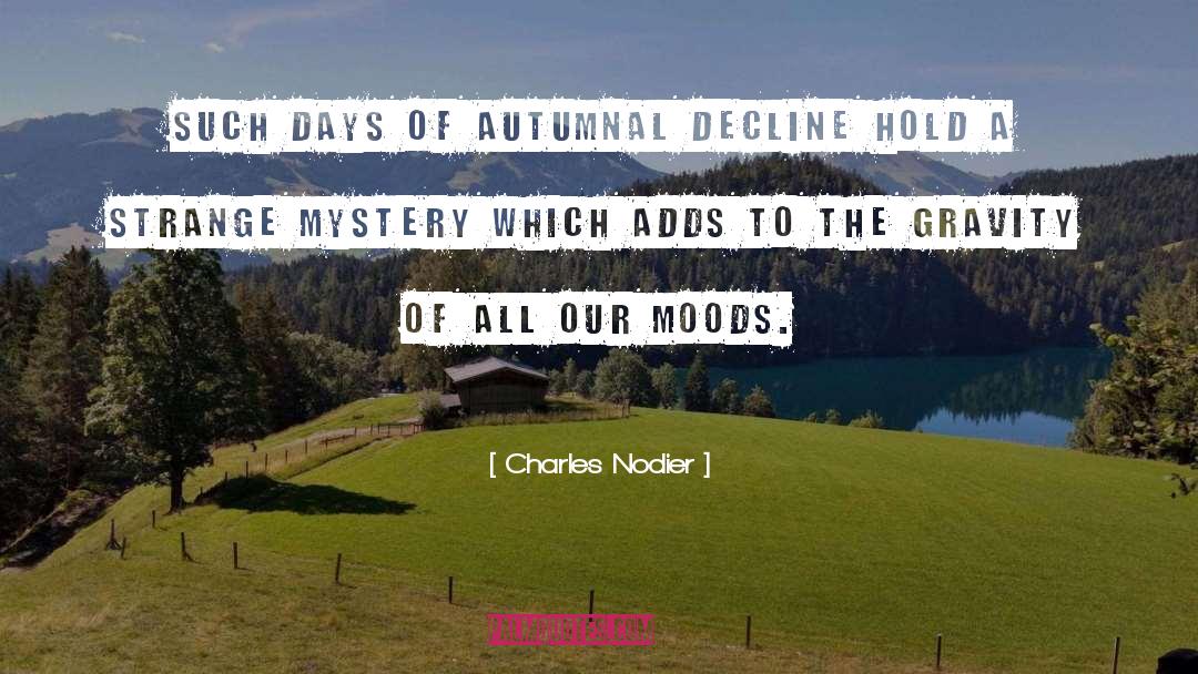 Autumnal quotes by Charles Nodier