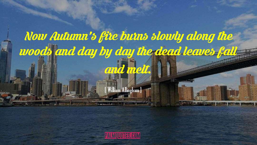 Autumnal quotes by William Allingham