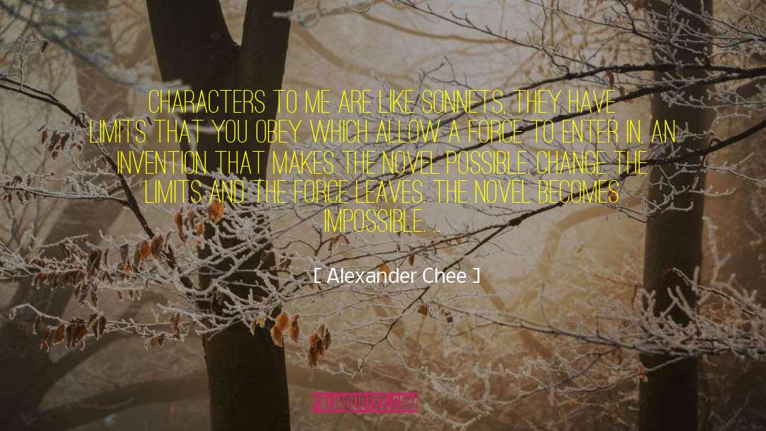 Autumnal Sonnet quotes by Alexander Chee