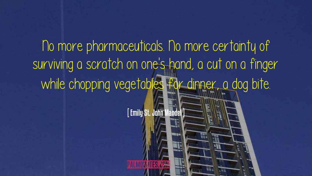 Auxilium Pharmaceuticals quotes by Emily St. John Mandel