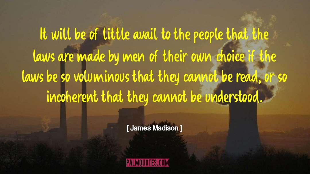 Avail Yourself quotes by James Madison