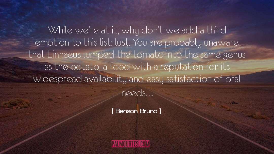 Availability quotes by Benson Bruno