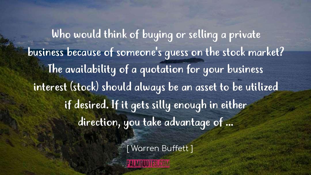 Availability quotes by Warren Buffett