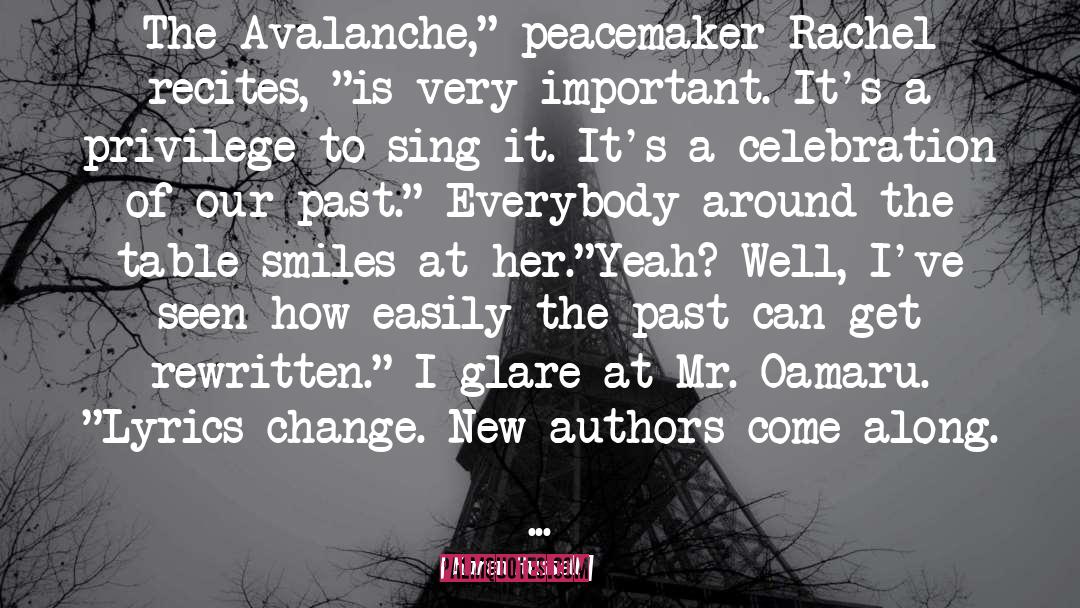 Avalanche quotes by Karen Russell