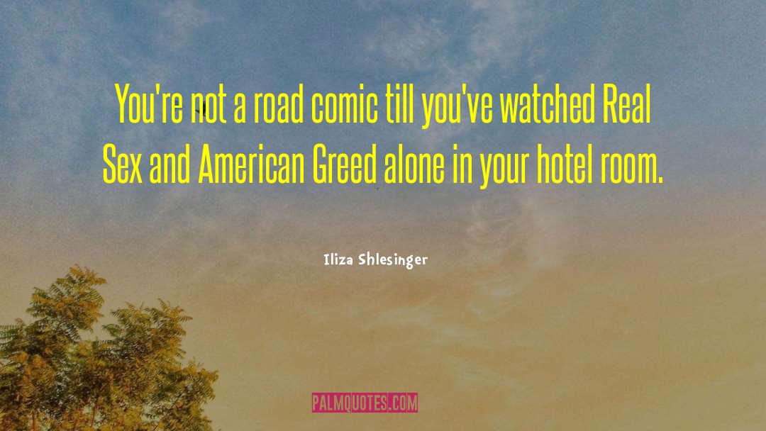 Avarice Greed quotes by Iliza Shlesinger